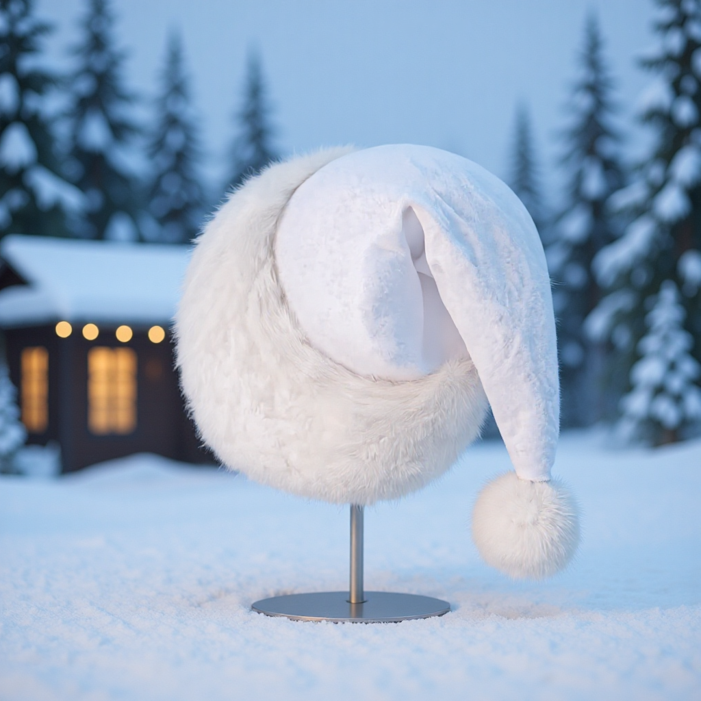 Universal Velvet Christmas Hat Suitable for Adults and Children, Comfortable Style, Christmas and New Year Holiday Party Supplies