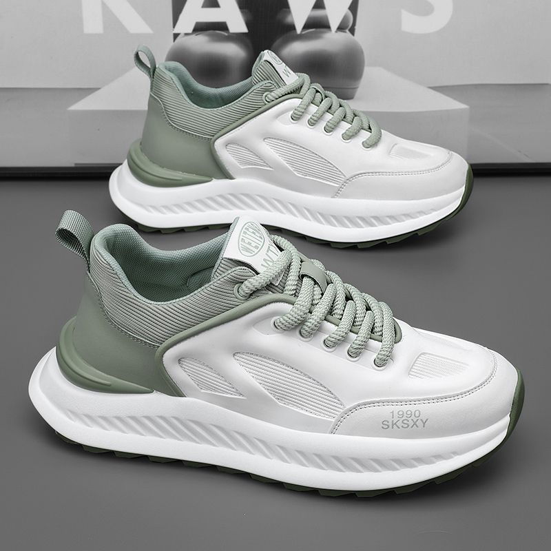 Youth-Inspired Running Sneakers, White Shoes, Dad Shoes, Spring Breathable Forrest Gump Shoes, Versatile Trendy Shoes, Mesh Dropshipping