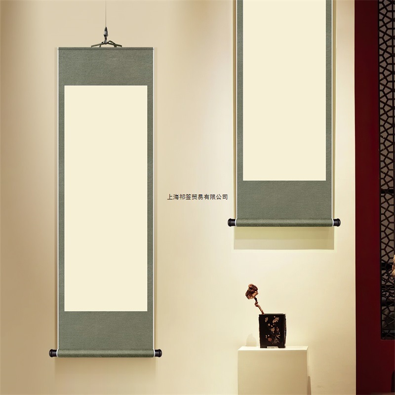 传统工艺空白卷轴宣纸挂画竖轴书法字画专用半生熟宣纸其他生宣