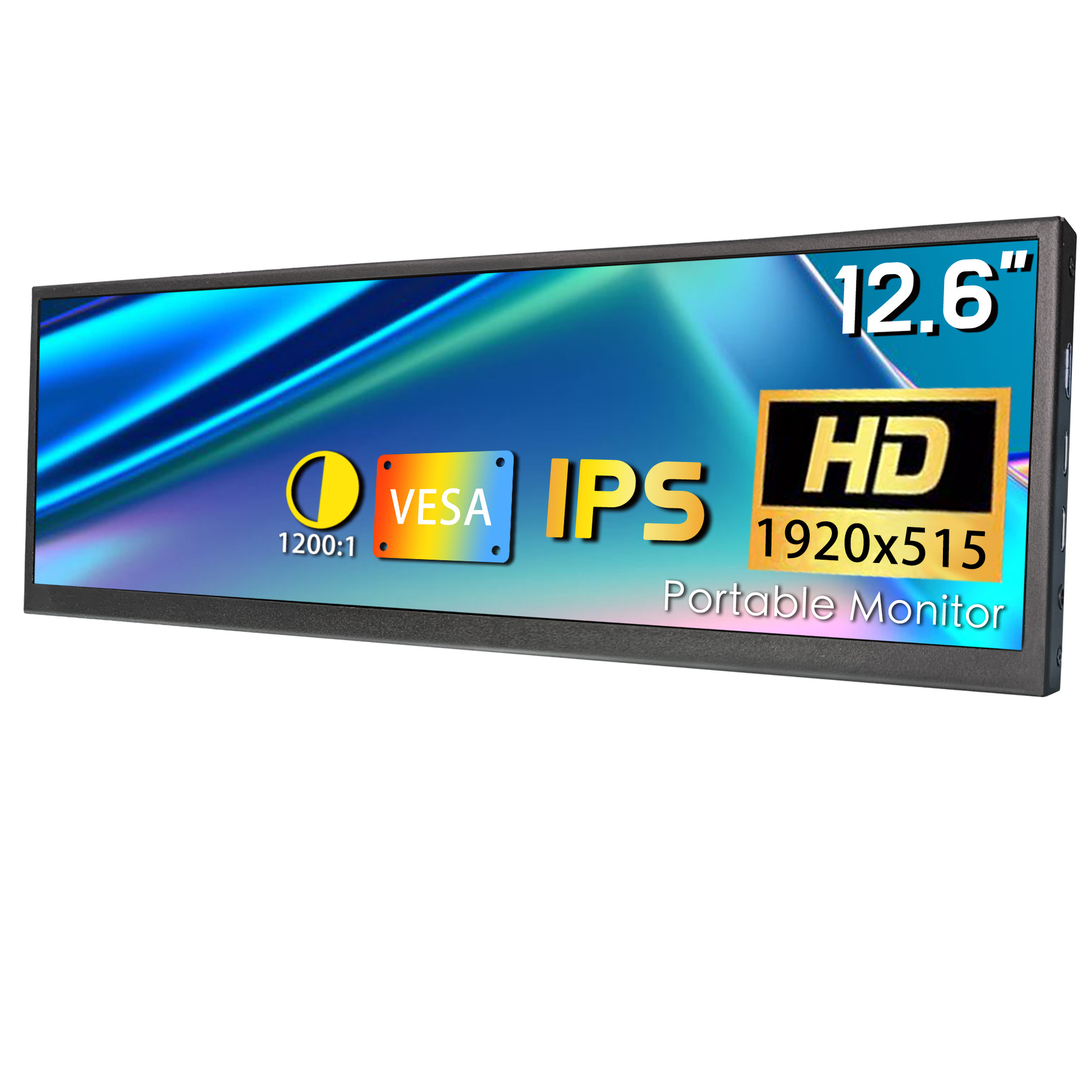 12.6inch Typecips Portable Touch Monitor Computer Expansion Case Secondary Screen Full Touch Screen