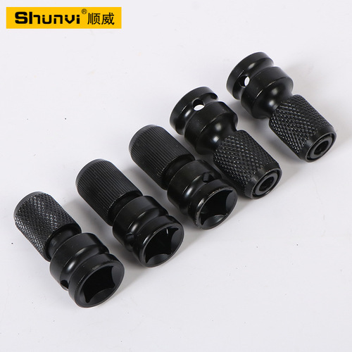 1/2 square handle to 1/4 hexagon handle electric wrench conversion joint telescopic elastic sleeve electric wrench conversion head