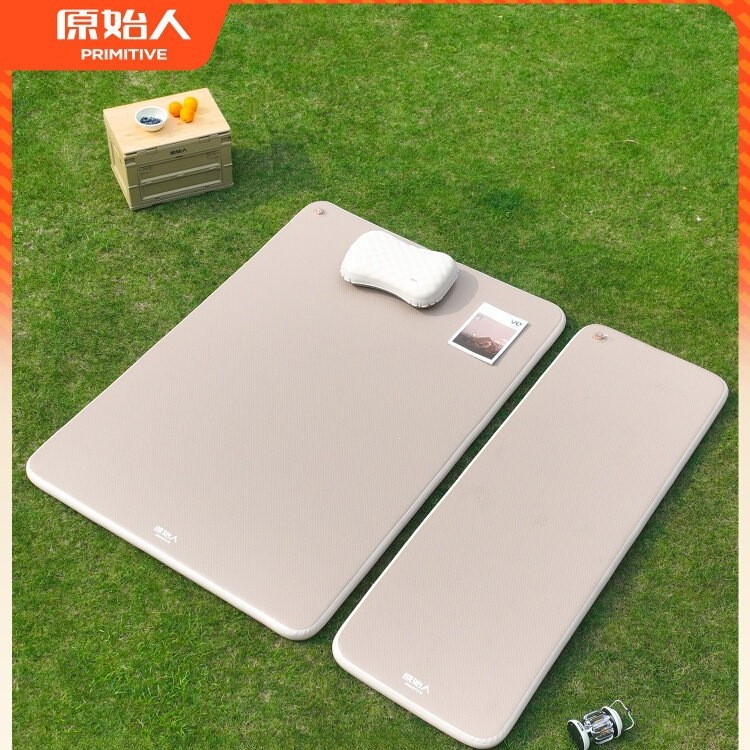 Primitive Inflatable Mattress for Outdoor Camping, Sleeping Pad, Brushed Air Mattress, Floor Mat for Home Use, Portable Tent Inflatable Mat