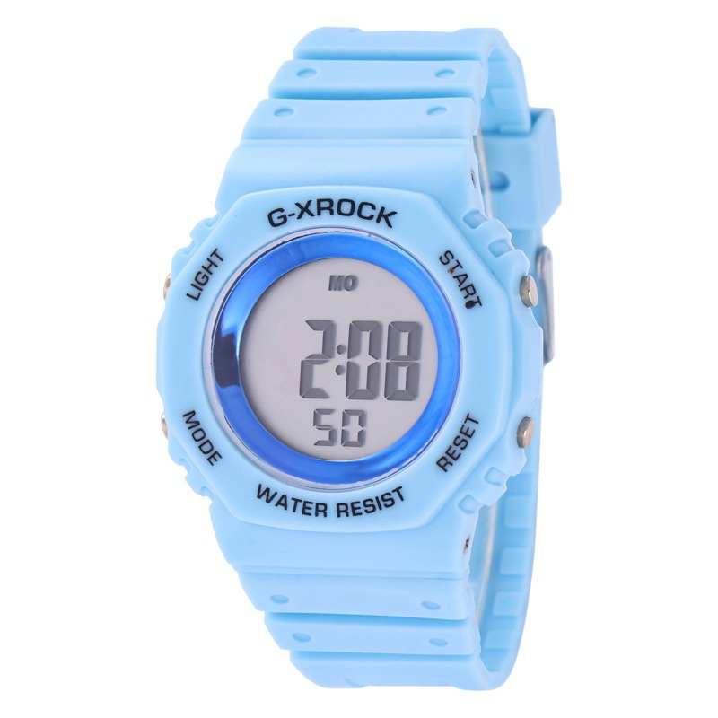 Reloj DASH luminoso a prueba de agua, reloj deportivo electrónico redondo para hombres y mujeres estudiantes, reloj electrónico LED multifuncional al por mayor