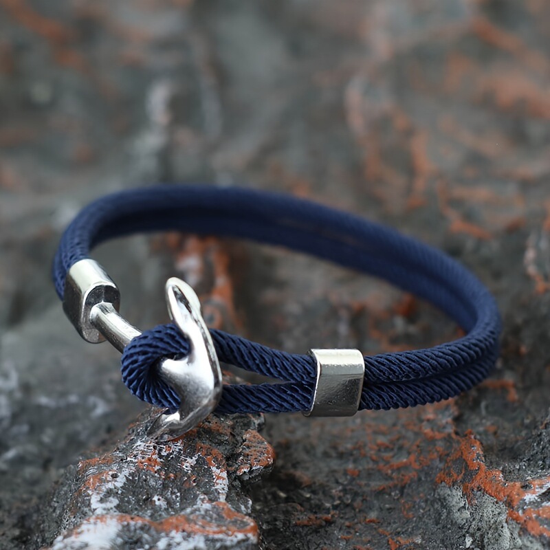 B 74682 Anchor Style Bracelet Pirate Anchor Bracelet Amazon Cross-Border European and American Foreign Trade B 74682 Anchor Style Bracelet Pirate Anchor Bracelet Amazon Cross-Border European and American Foreign Trade