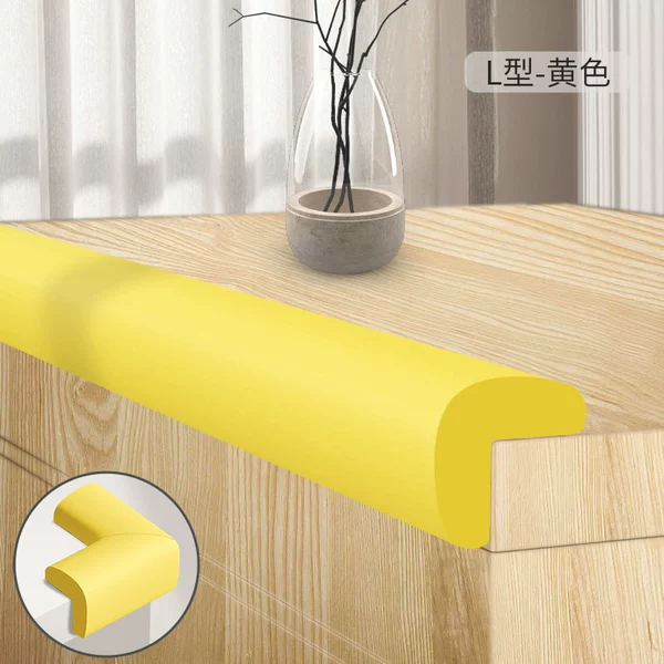 L shape - bright yellow [soft, high elasticity, free cutting]