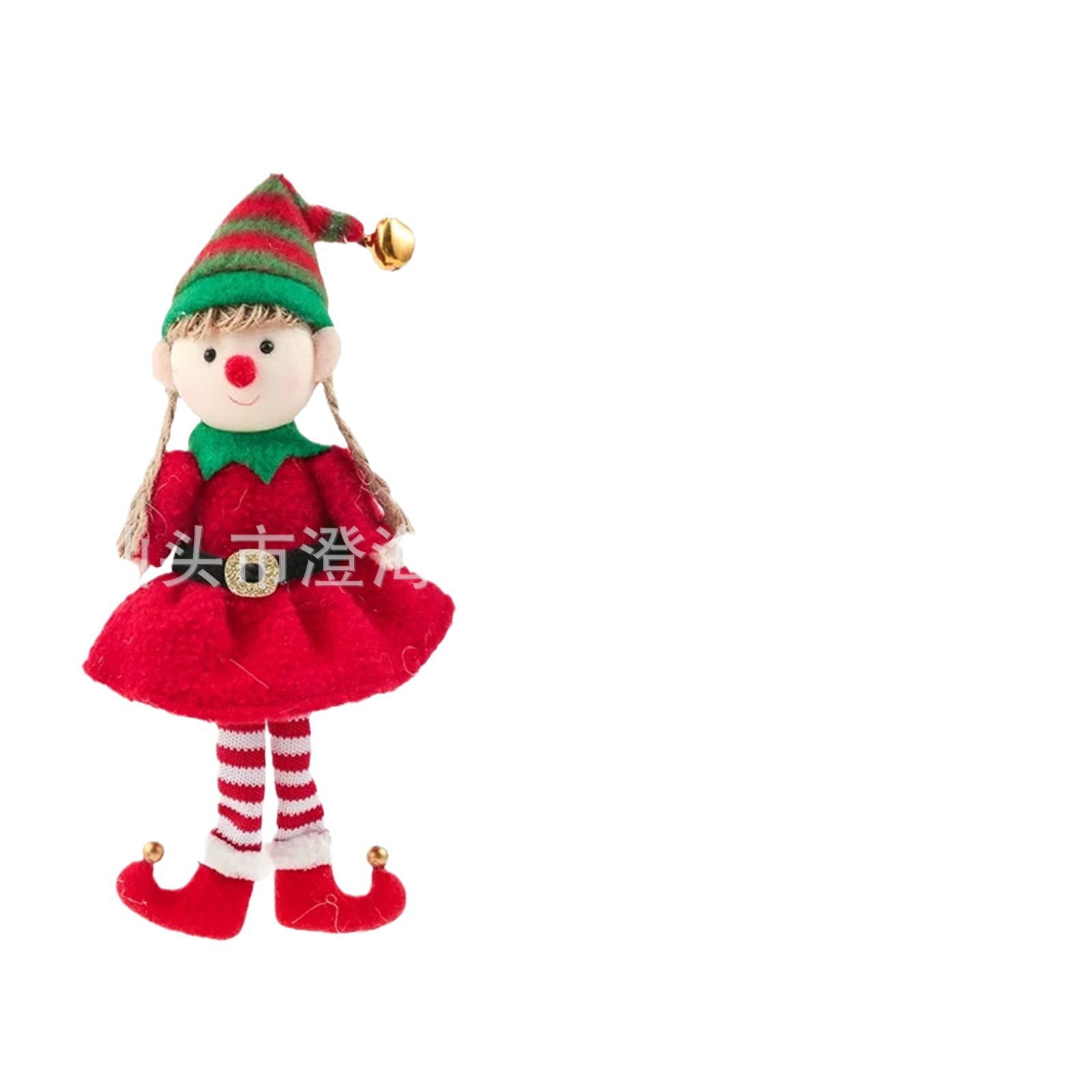 Decoraciones de Navidad personalizadas ins encantador genio pareja muñeca árbol de Navidad colgante escena de vestir props