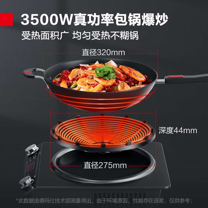 万利达凹面电磁炉5000w大功率家用多功能猛火爆炒电磁灶1代发批发|undefined