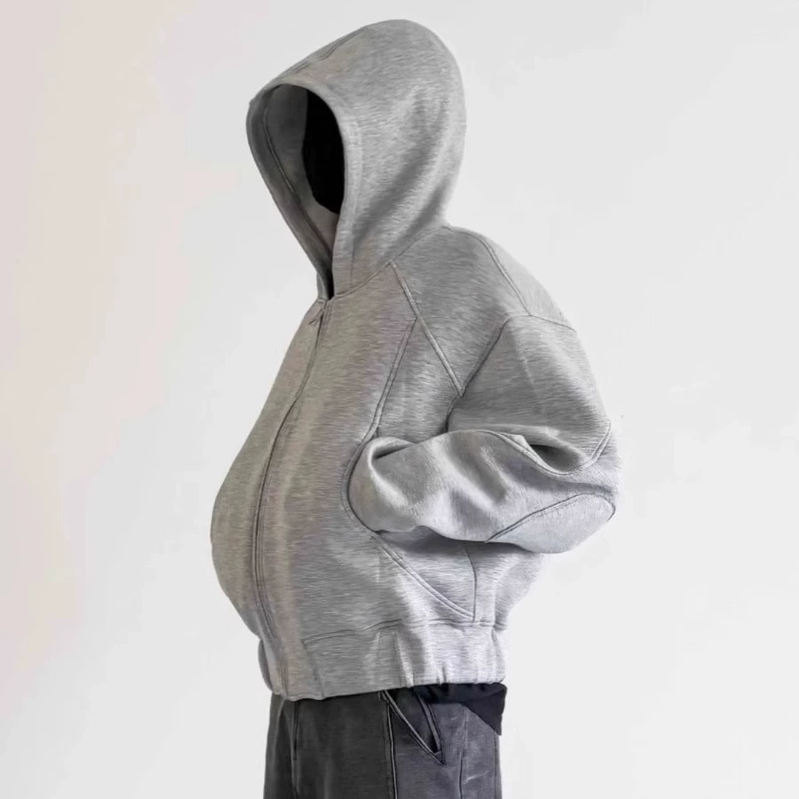 Американский высокий уличный тяжелый короткий свитер с капюшоном мужской прилив новый сегментный силуэт