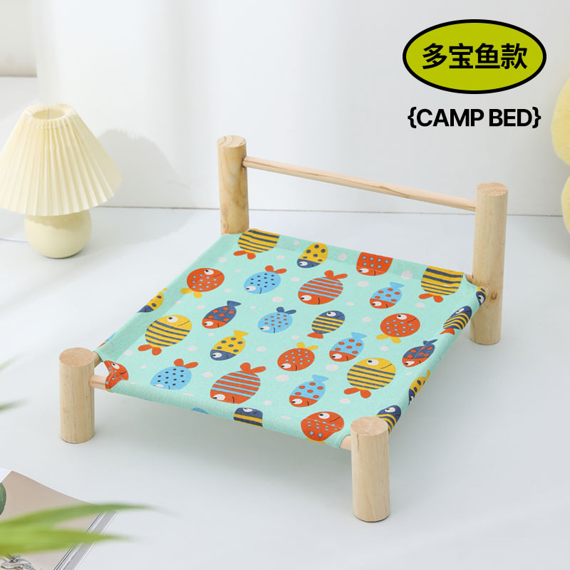 Ropa de primavera y verano para gatos, cama de marcha para mascotas, cama para perros pequeña y mediana, caseta para perros en el suelo, hamaca para gatos extraíble y lavable, venta al por mayor transfronteriza