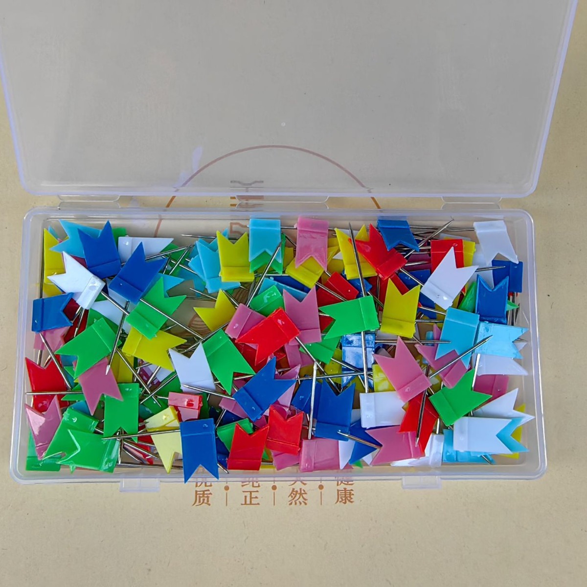 Uñas en forma de I Uñas de Bandera Roja de 8 colores