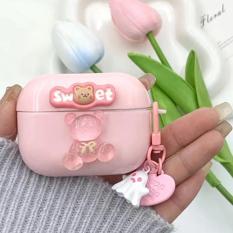 可爱立体DIY适用AirPods4苹果蓝牙无线耳机套1/2/3代pro2可爱挂件|undefined
