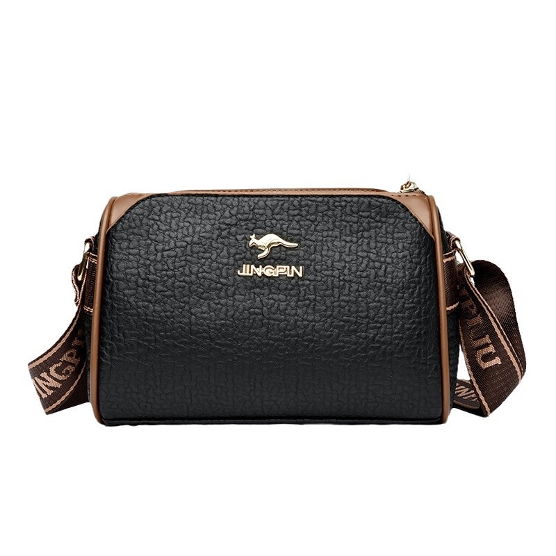 Borsa a spalla cilindrica a tre strati donna versatile_voghion.com