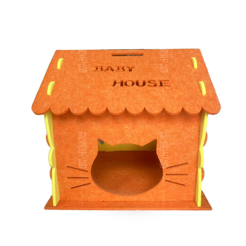 猫の巣、猫の爪とぎ、猫の巣、フェルト素材、オールシーズン万能猫の巣、クロスボーダーペット用品、猫と犬の巣卸売|undefined