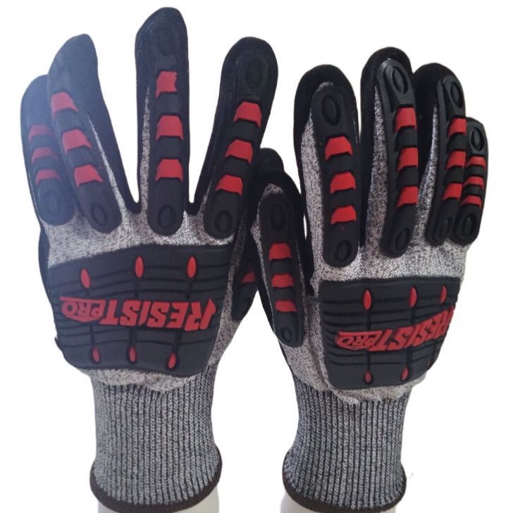 防撞防砸伤防震防切割防油耐磨防滑机械维修消防救援矿工开采手套