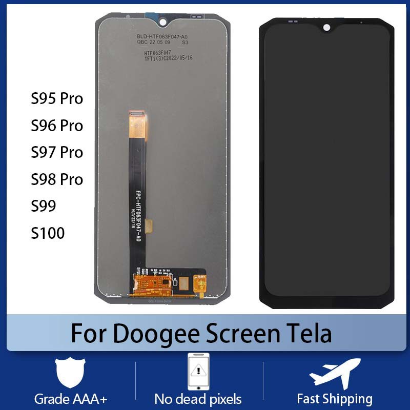 Aplicable a Doug Doogee N20 / 30 / 40 S41 / S51 / S88 / S98 Pro X95 Asamblea de pantalla de teléfono móvil