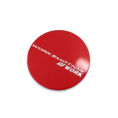 Car logo | Car Stickers Aluminum Logo - 50mmemotin-red-4-pieces-1-pack