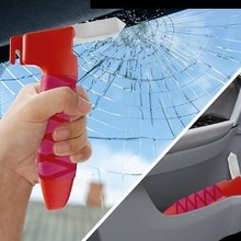 汽车扶手跨境爆品彩色便携扶手HOT三合一汽车工具多功能安全锤