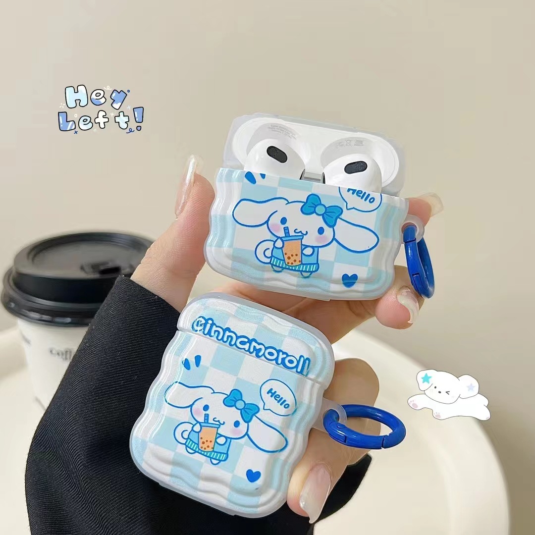 Funda protectora para auriculares i12, creativa y moderna, con dibujos animados, TPU, anticaída, carcasa suave, bolsa portátil personalizada, estilo divertido de mascota