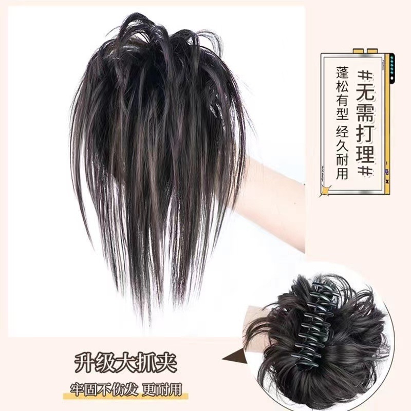 Chica caliente, cabeza de gallina, pelucca de caballo, un clip formado, una sensación de atmósfera fluida, un clip de pelucca duradero, cola de caballo