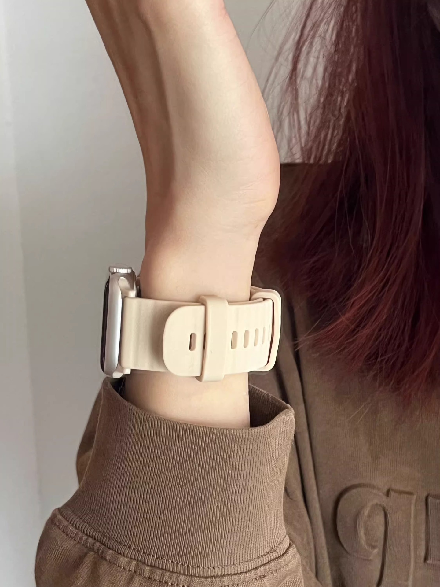 Adecuado para Apple Watch s8 correa de silicona de sentido avanzado nuevo iwatch10seultra9 creativo persianas SE