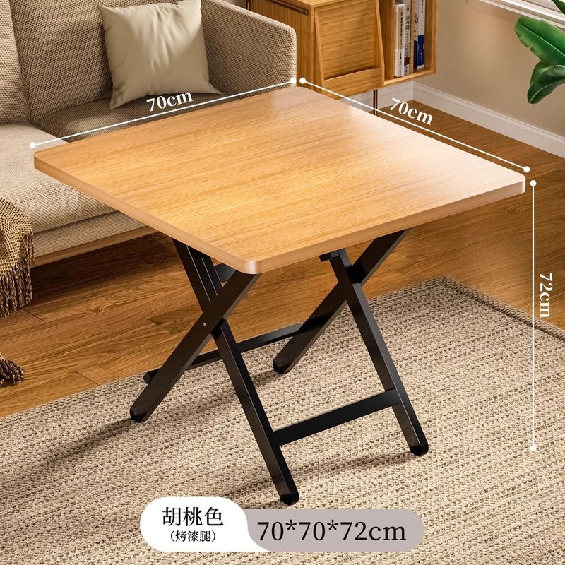 可折叠桌餐桌家用户型小桌子简易圆桌出租屋户外便携摆摊吃饭方桌|undefined