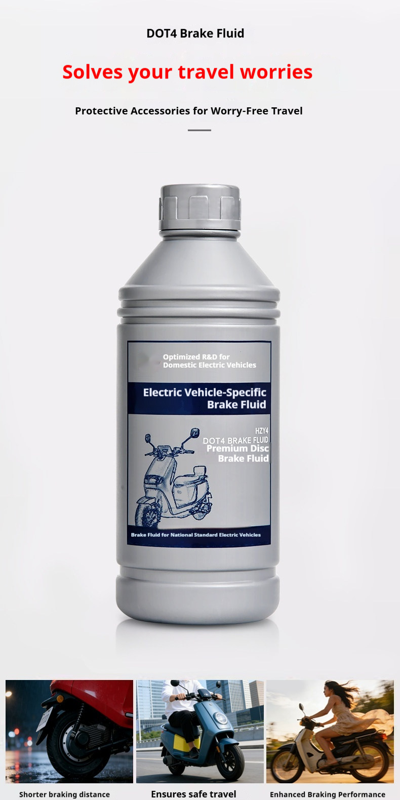 Cross-border exclusive supply of electric vehicle brake fluid, DOT4 disc brake fluid, brake fluid replacement, air bleed, brake change