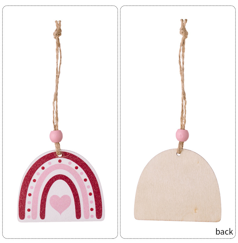 135g Weight pendant Home Textiles & Decor Type Hanging Ornaments, Decorative Props Event & Party Supplies See detail page-[15 Books in a Box] Rainbow Horse Keychain Box Quantity Holiday, Date Occasion Wood Material Valentine'S Day Festival Letter, Heart Shape Pattern Romantic Style Valentine'S Day Romantic Letter Heart Shape Wood Holiday Date Hanging Ornaments Decorative Props 3