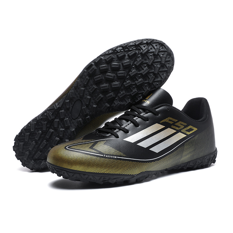 2025 nuevos zapatos de fútbol transfronterizos para hombres y mujeres, zapatos de entrenamiento de entrenamiento de clavos de clavos de juventud