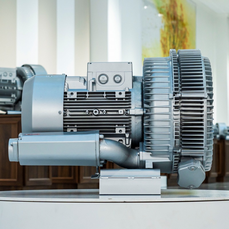 RB-84S-1上料机配套漩涡式高压风机 7.5KW双叶轮真空负压风机厂家