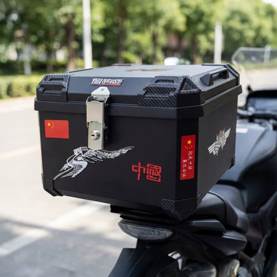 Electric Vehicle Trunk, Scooter Box, 58L Large Capacity Storage Box for Electric Bikes, Delivery Box