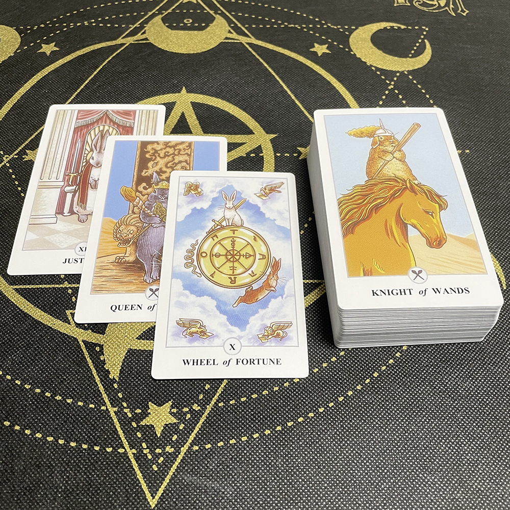 Cute Lunalapin Rabbit Tarot Oracle Cards Party Game Set_voghion.com