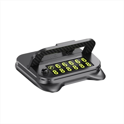 Suction Cup for Navigation, Dedicated | Car phone holder - h7-black-ordinary-model-center-console-number-plate-holder