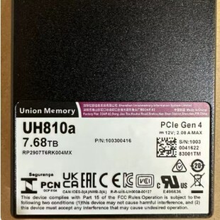 ȫ�|2.5Ӣ�� UH810A 1.92T 7.68T  NVME������U.2 Ӳ�P PCIe