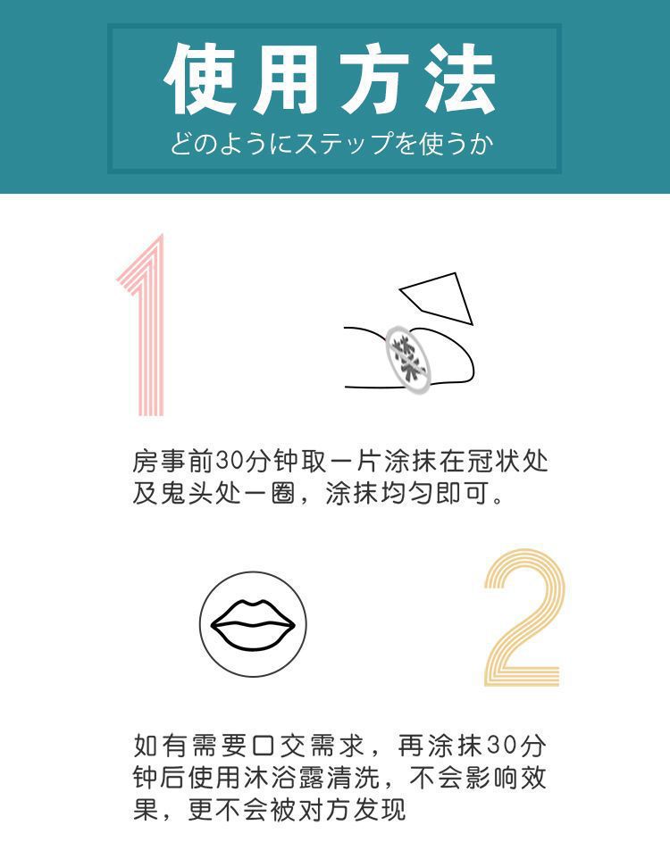 Shibuya Delay Wet Wipes Single Piece Long-Lasting Spray Adult Wellness Wipes — detail image 14