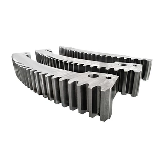 厂家供应机械配件锻造加弧形齿条大齿圈硬齿面齿圈可定制加工