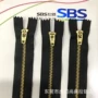 sbs定制休闲古铜拉锁