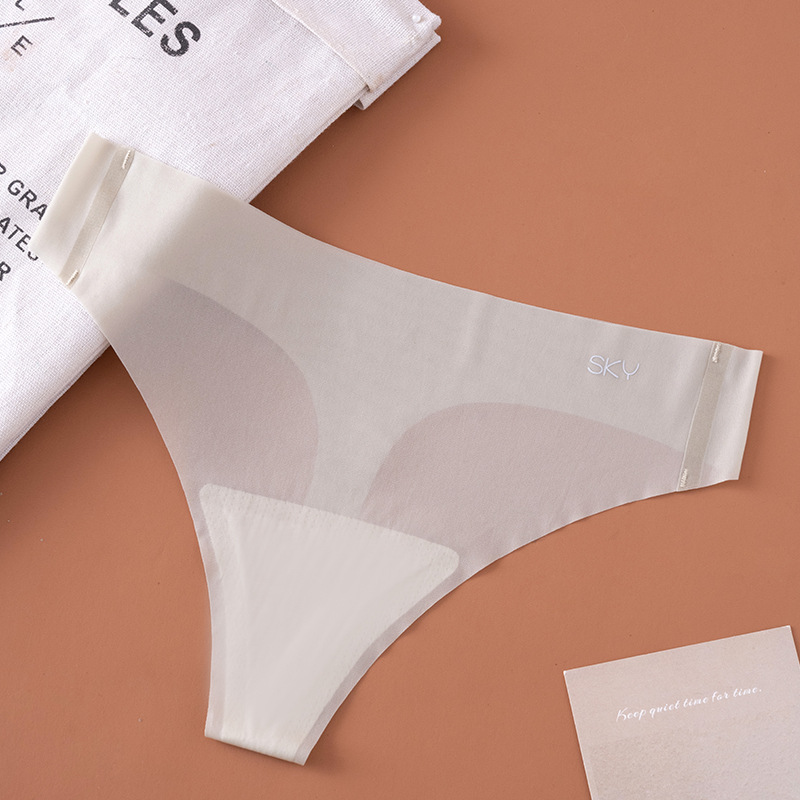 10D alta elástico ultra-Delgado dispensación sin costuras transpirable ropa interior yoga fitness puro sexy Algodón puro entrepierna Tanga de las mujeres