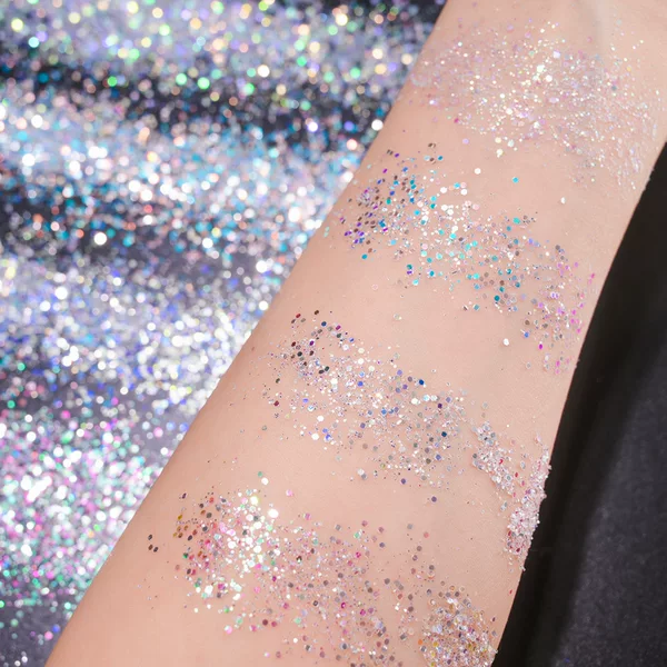 Colorful eyeshadow cream, mashed potato texture, iridescent glitter, six-color shimmer eyeshadow palette