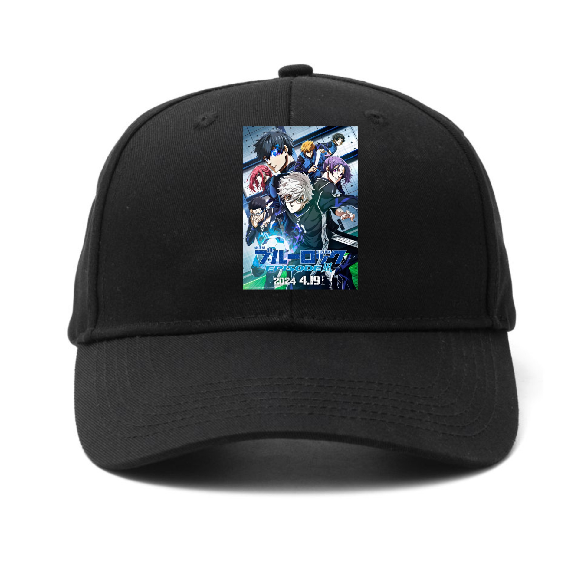 BLUE LOCK prisión azul con estampado circundante gorra para el sol al aire libre gorra de béisbol de moda callejera personalizada