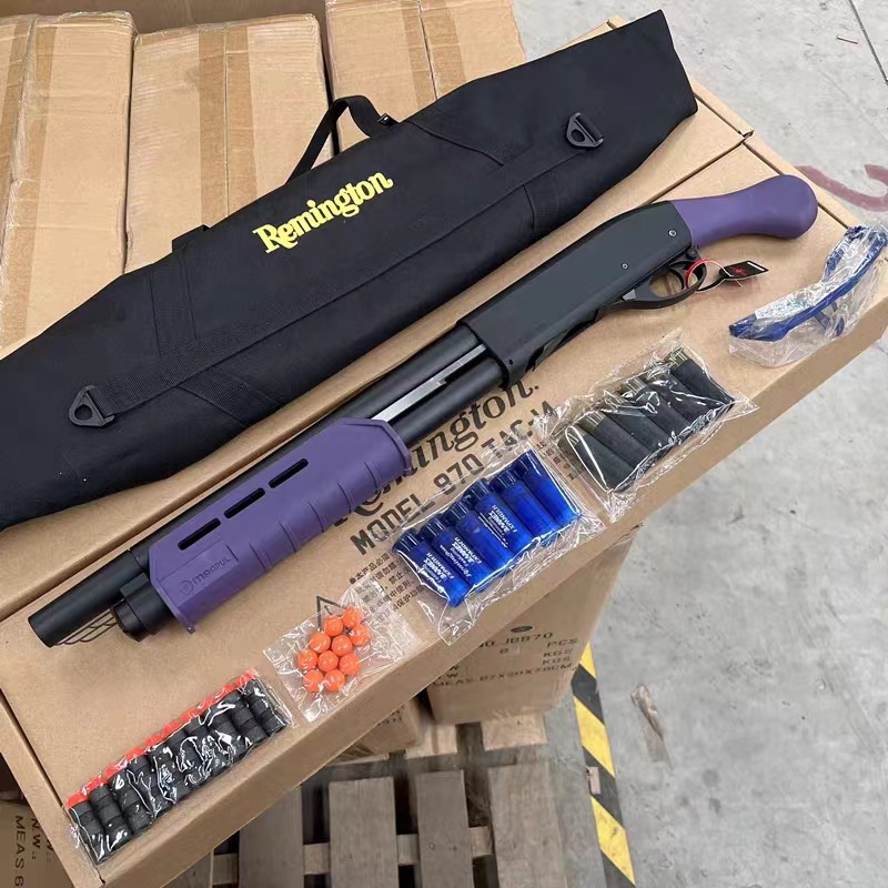 m870新版抛壳软弹枪散弹霰弹枪雷明顿喷子成人男孩模型玩具