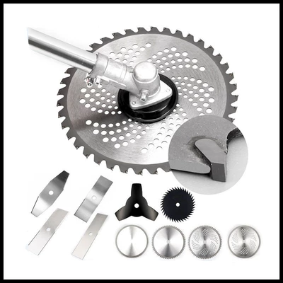 Lawn mower saw blade 3 4 8 40 60 80 teeth manganese steel saw blade weeding brush cutter accessories round blade accessories