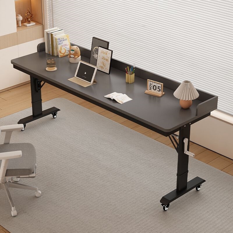 Movable Adjustable Solid Wood Computer Desk, Desk, Cross-Bed Table, Home Office Desk, Bedside Table, Bed Table, Bedroom Bed End Table