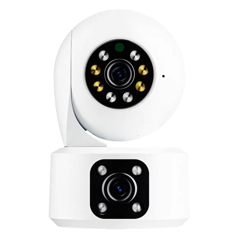 ワイヤレス監視カメラ 360度パノラマモバイル遠隔操作屋内高画質カメラモニター 家庭用監視カメラ 5G対応