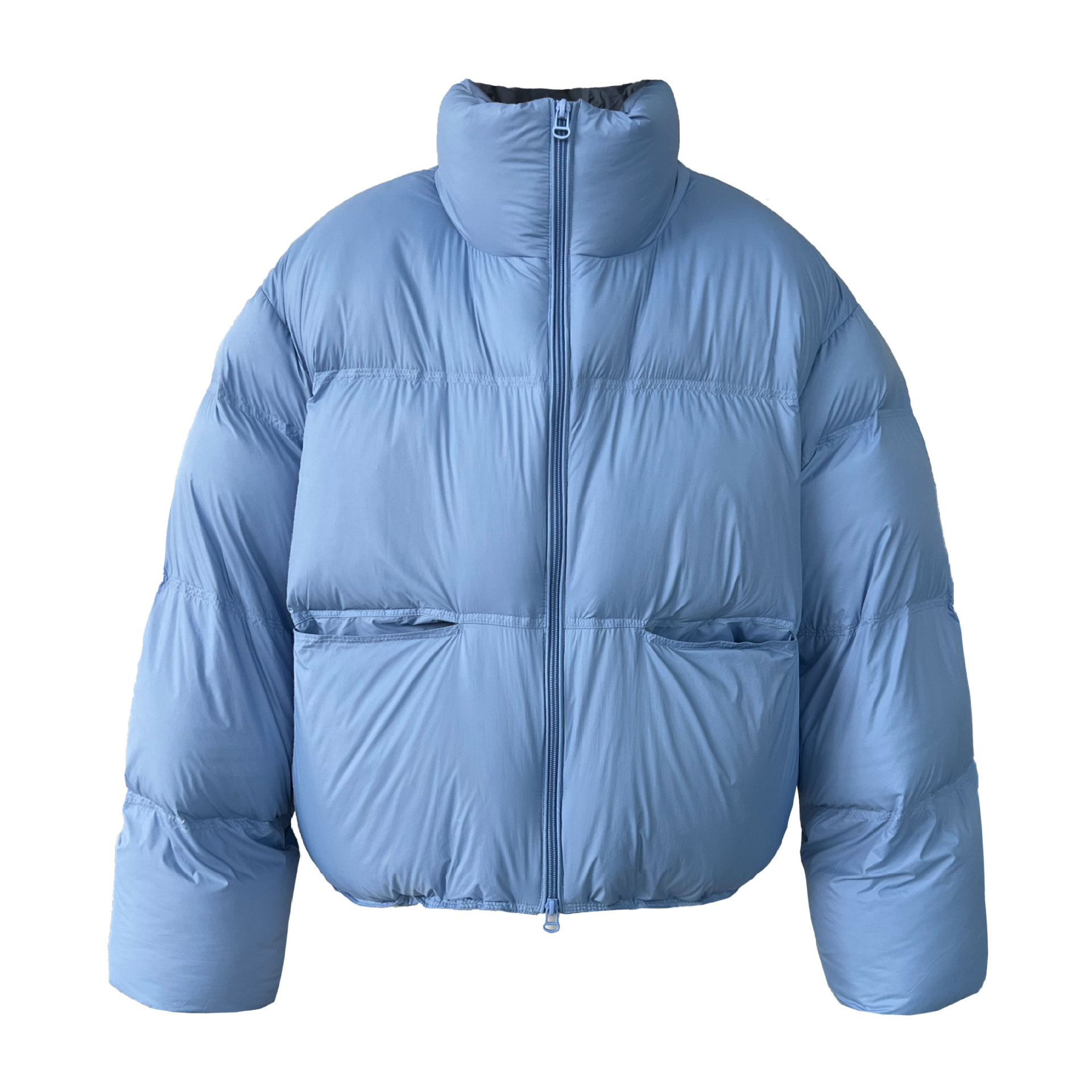 Korean Style Stand Collar Warm Puff down Jacket for Women 2025 Winter New 90 White Duck down Thickeneded Bread Jacket Y78