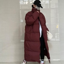 大被子棉服女超长款到脚踝超厚韩版宽松过膝情侣外套2024年新款
