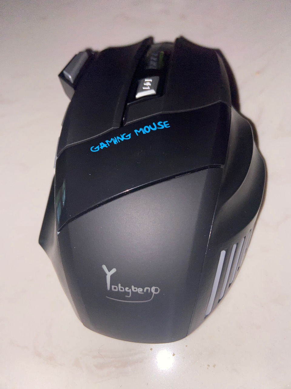 Dual mode draadloze Bluetooth optische 7D game RGB gloeiende bestelling oplaadmuis_voghion.com