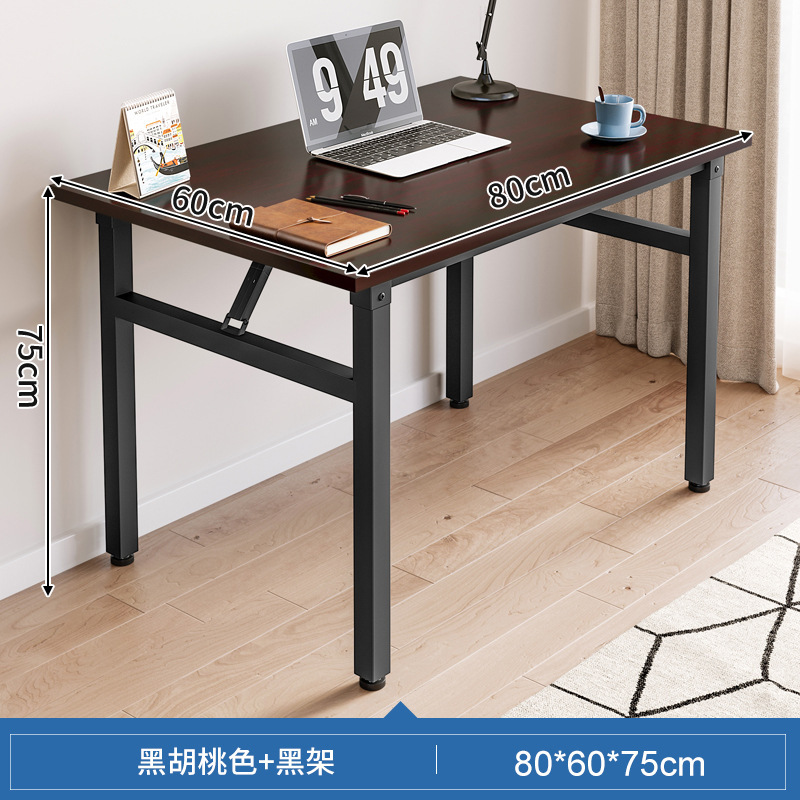 Mesa plegable mesa de comedor mesa plegable para el hogar puesto de mesa portátil rectangular simple plegable mesa pequeña mesa de comedor