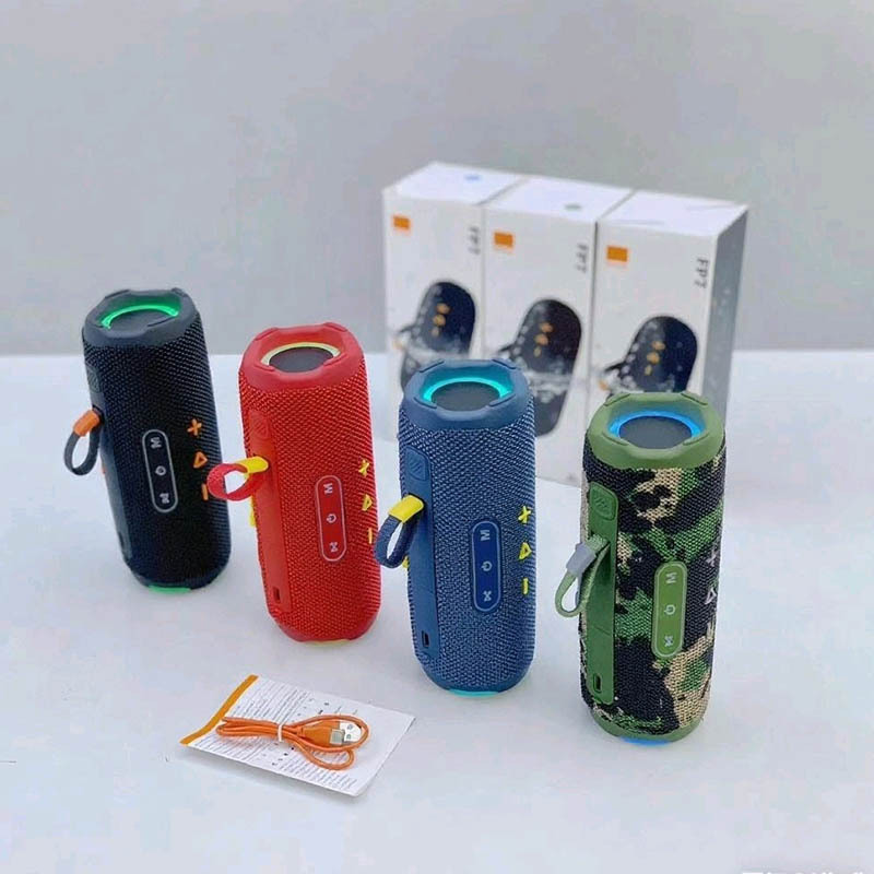 新款flip7布网无线蓝牙音箱户外便携手提超重低音炮跨境礼品音响|undefined