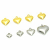 Pendant stainless steel heart-shaped, accessory, wholesale