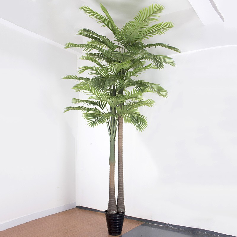 Sala del hotel Planta de simulación Palmera Árbol de coco Gran anchoa Bonsai Decoración de interiores Langshu Árbol de girasol